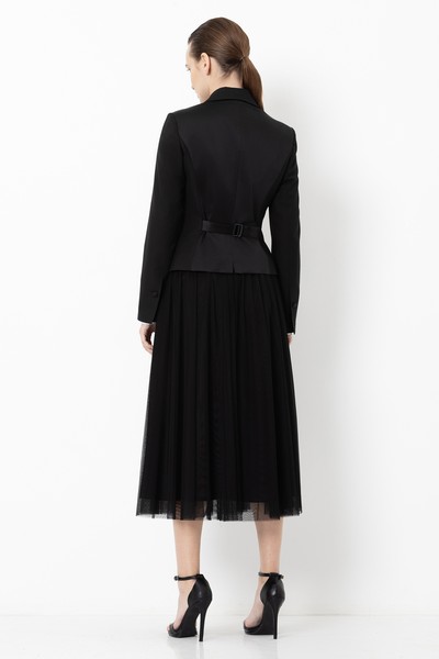 Укороченный жакет VASSA&Co, пол женский, цвет черный, фото №6