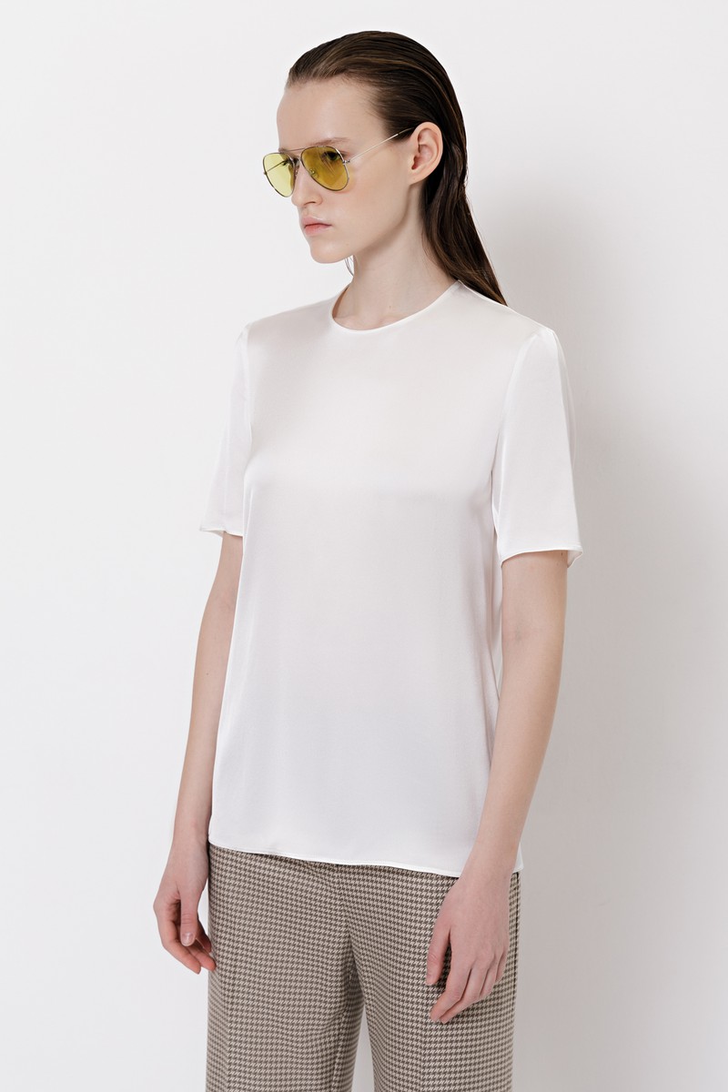 Blouse VASSA&Co, пол female, цвет White, фото №2