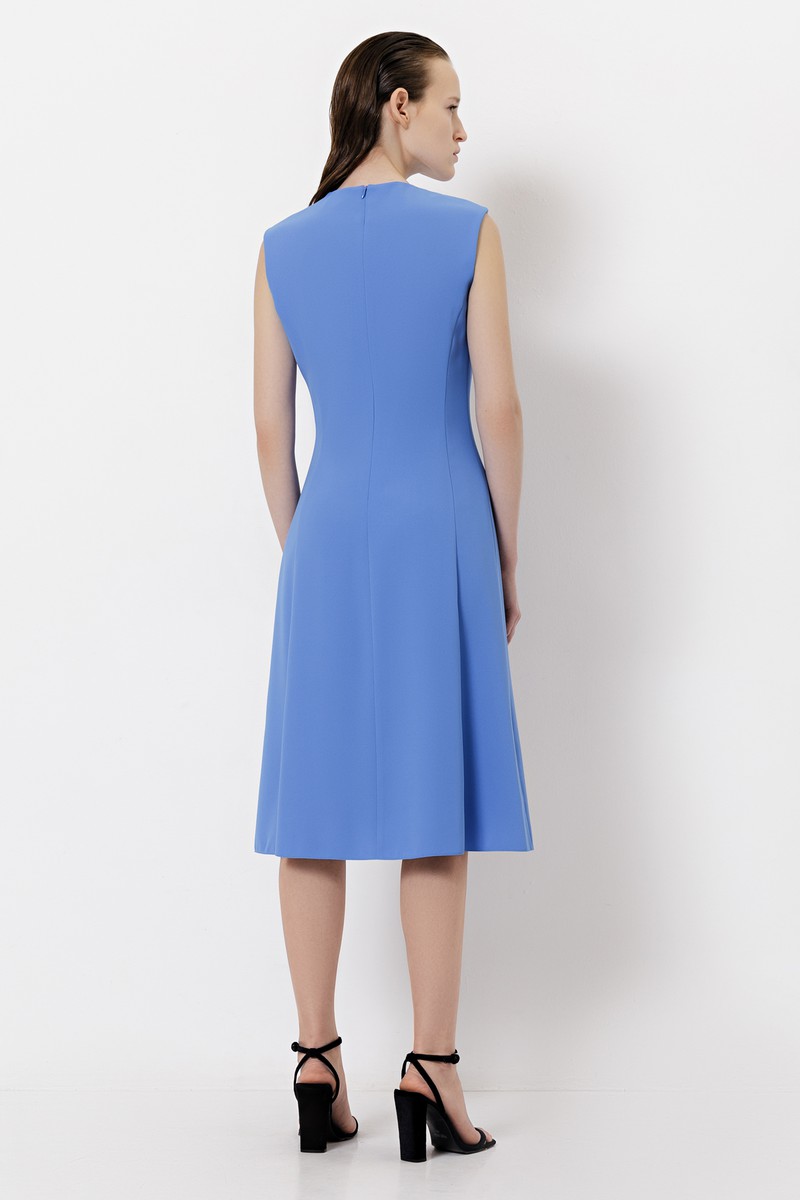 Dress VASSA&Co, пол female, цвет Голубой, фото №5