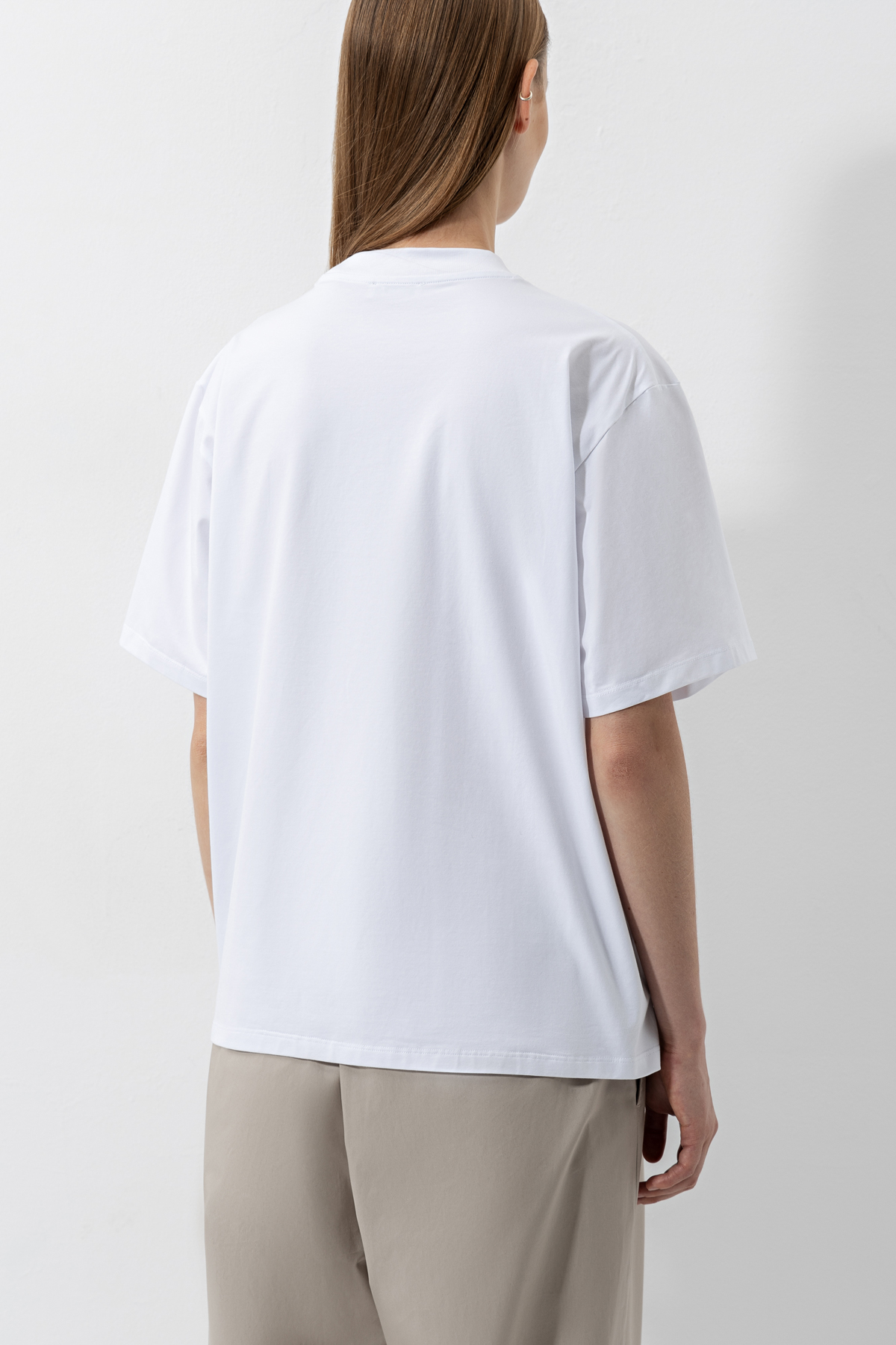 Футболка с принтом , пол женский, цвет белый, фото №4