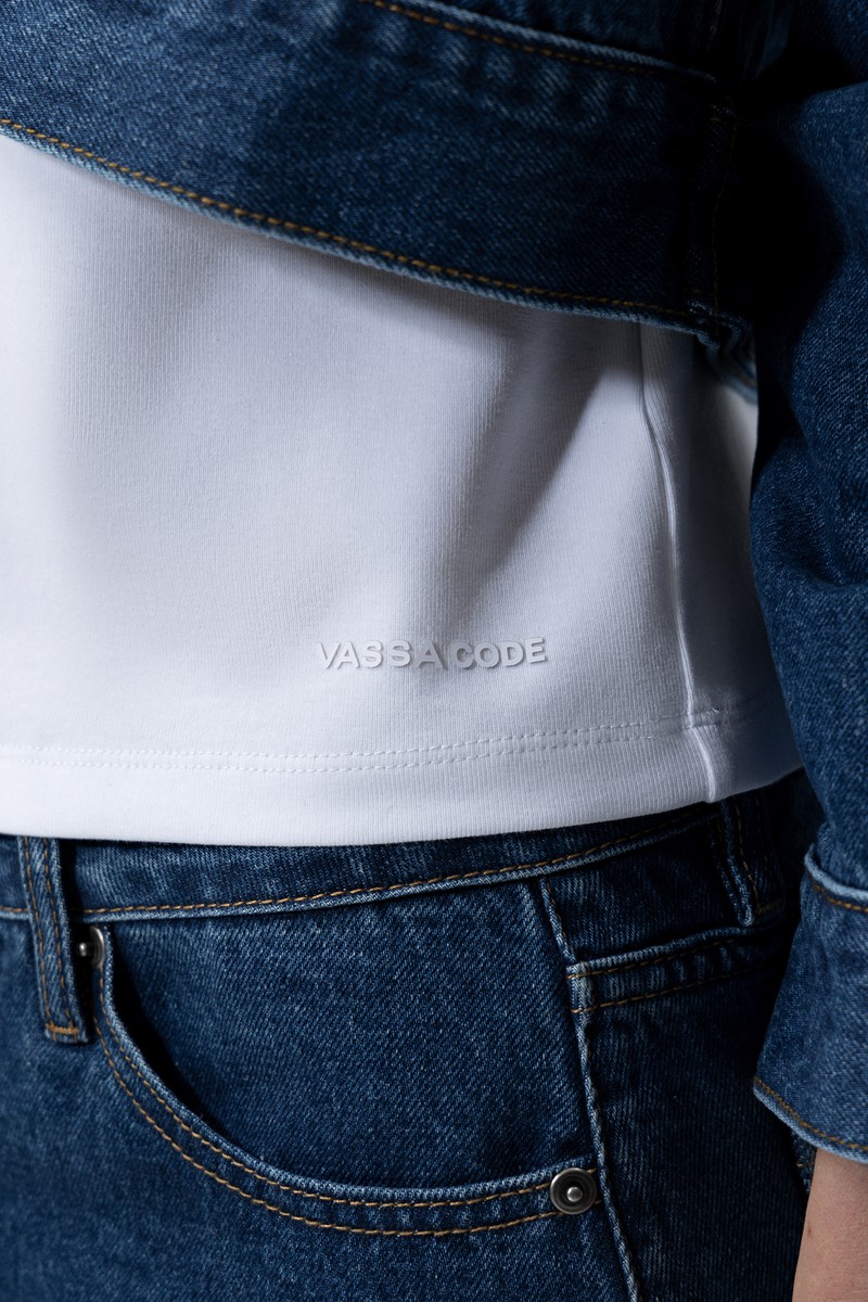 T-shirt female ФУТБОЛКА ЖЕНСКАЯ VASSA CODE White 3