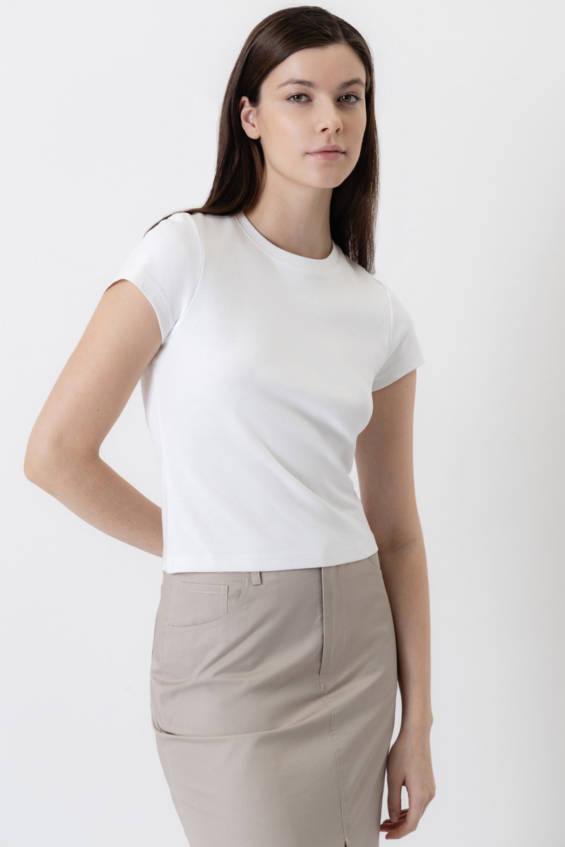 T-shirt female ФУТБОЛКА ЖЕНСКАЯ VASSA CODE White 2