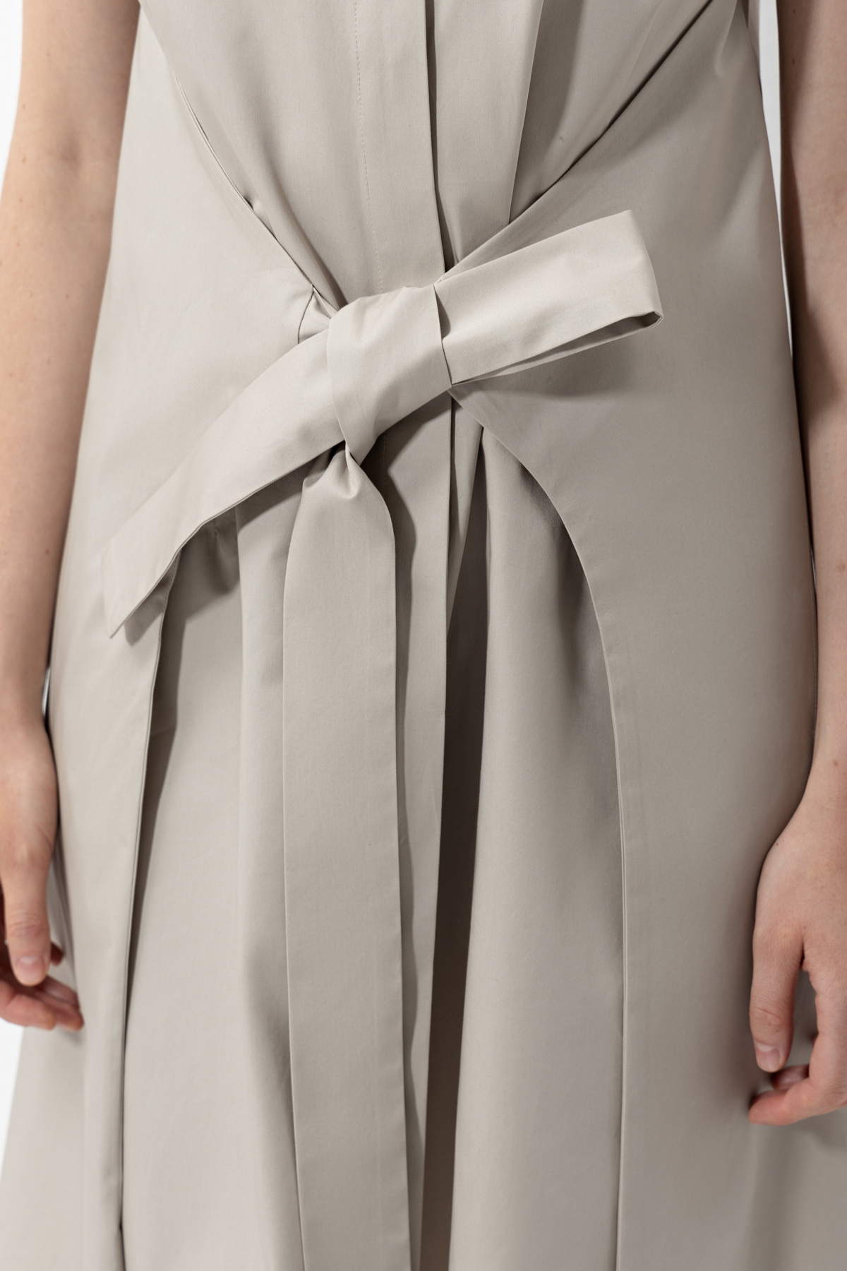 Платье из хлопка VASSA CODE, пол женский, цвет коричневый