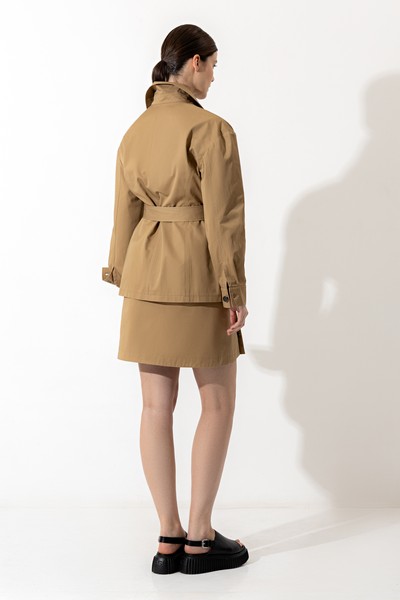 Куртка из хлопка , пол женский, цвет коричневый, фото №6