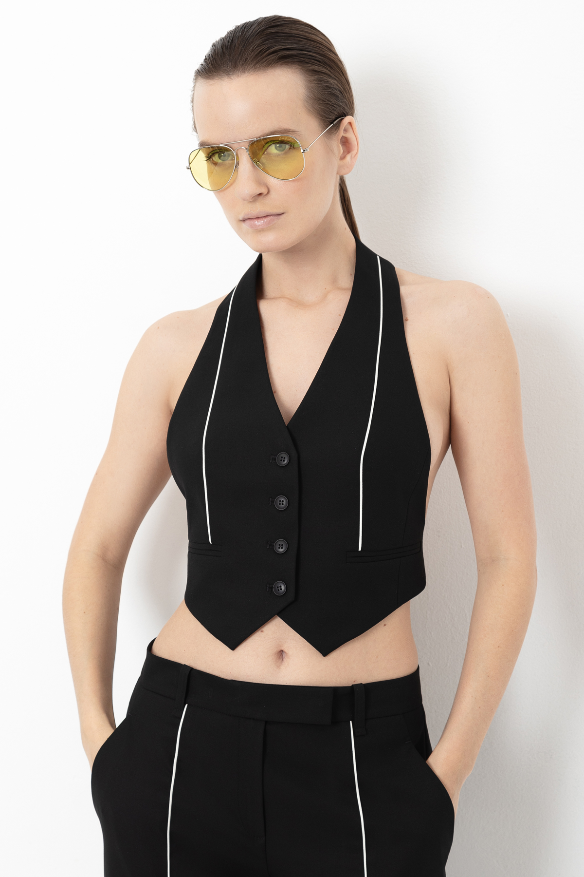 Vest VASSA&Co, пол female, цвет Black