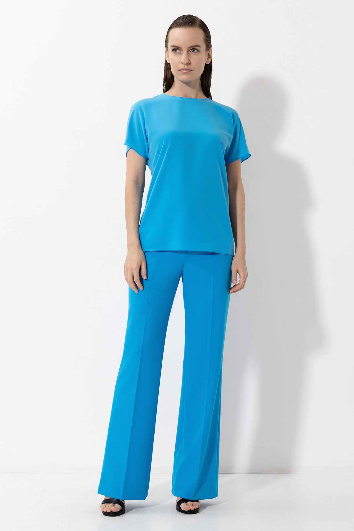 Blouse , пол female, цвет голубой