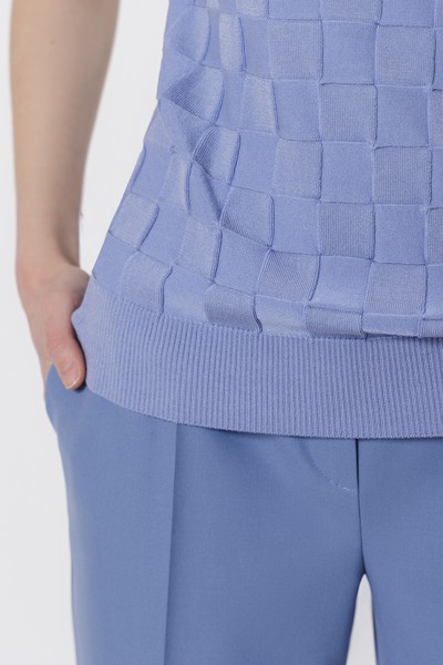 Джемпер , пол женский, цвет фиолетовый, фото №2