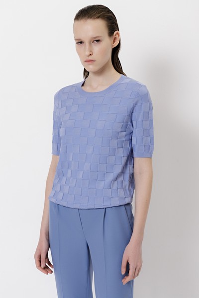 Джемпер , пол женский, цвет фиолетовый, фото №5