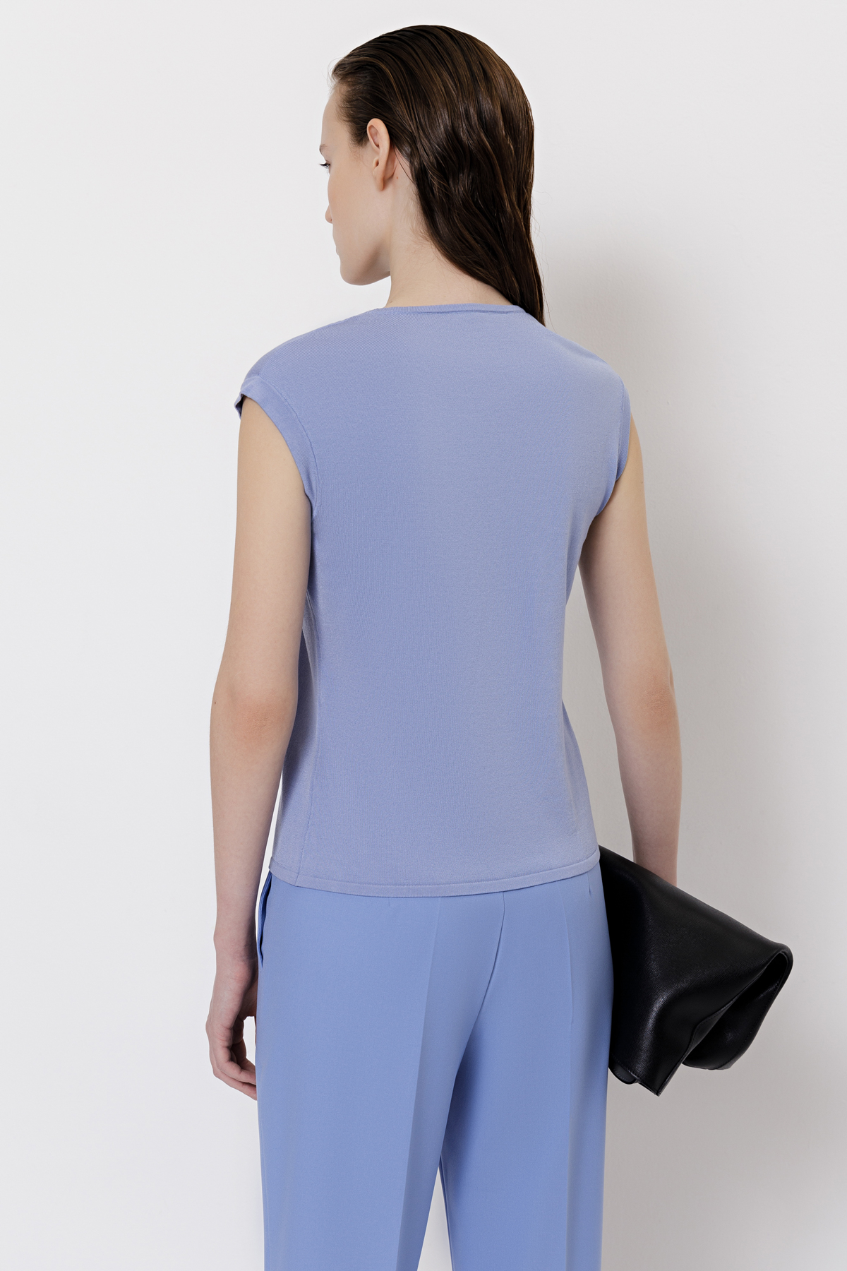 Джемпер , пол женский, цвет фиолетовый, фото №3