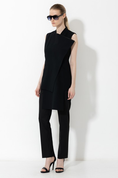 Жилет VASSA&Co, пол женский, цвет черный, фото №2