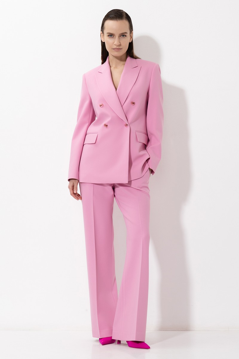 Жакет прямого кроя VASSA&Co, пол женский, цвет розовый, фото №3
