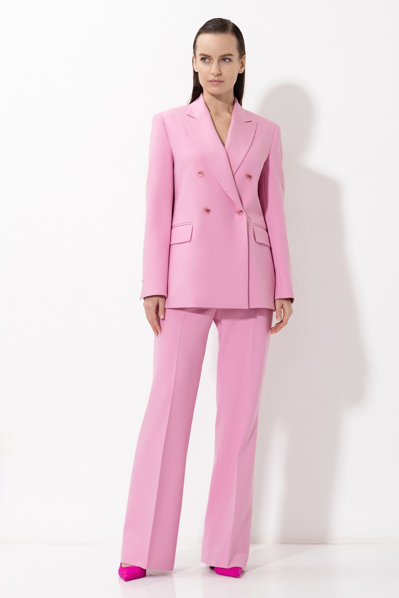 Жакет прямого кроя VASSA&Co, пол женский, цвет розовый, фото №4