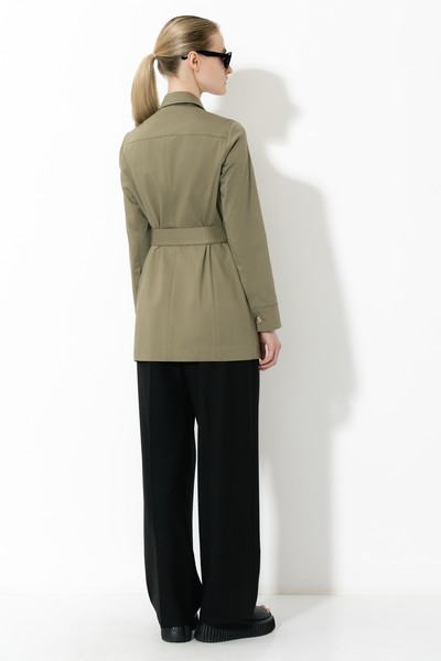 Жакет VASSA&Co, пол женский, цвет хаки, фото №4