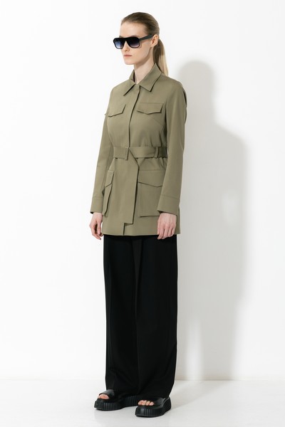 Жакет VASSA&Co, пол женский, цвет хаки, фото №5