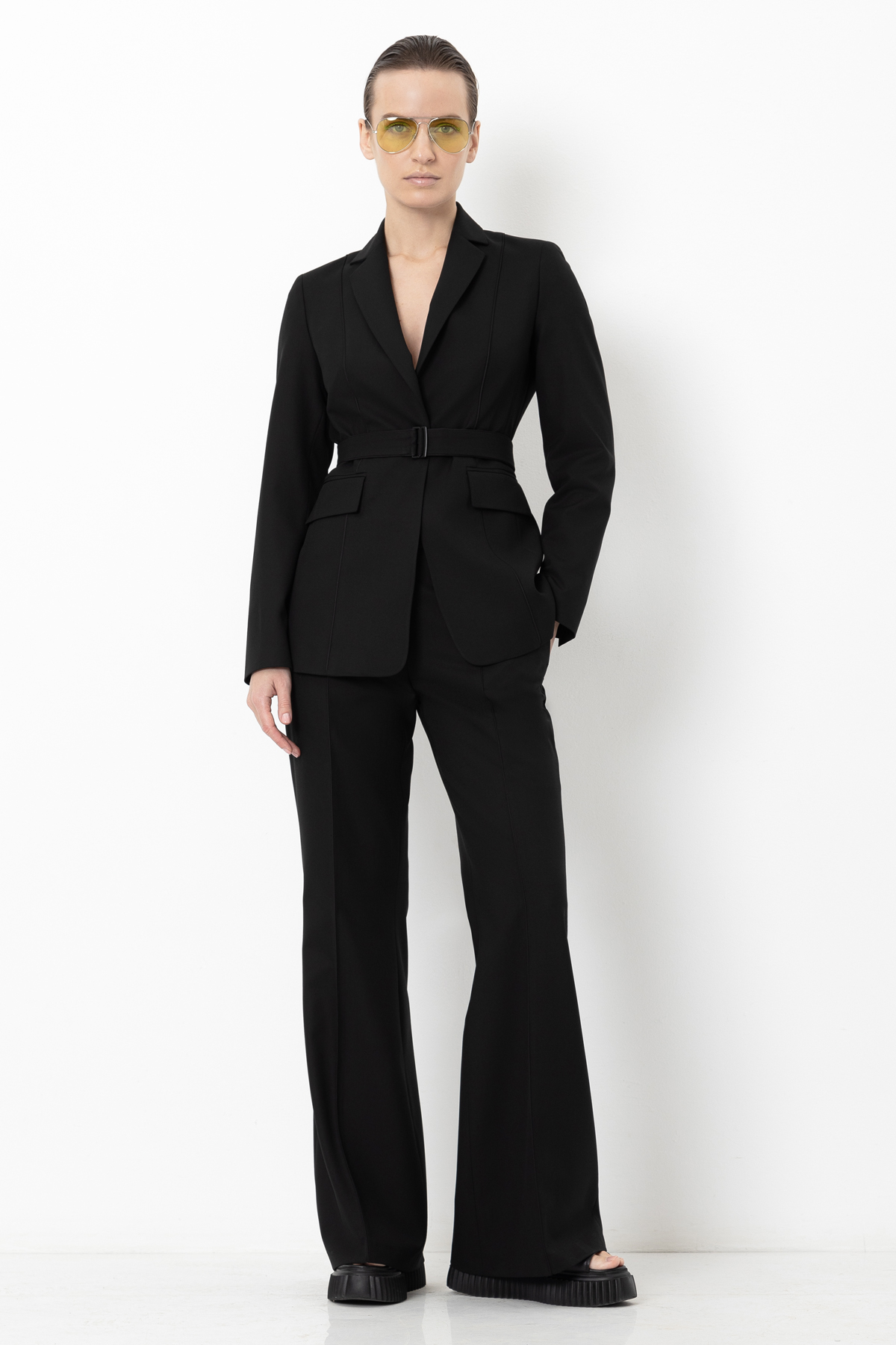 Жакет VASSA&Co, пол женский, цвет черный