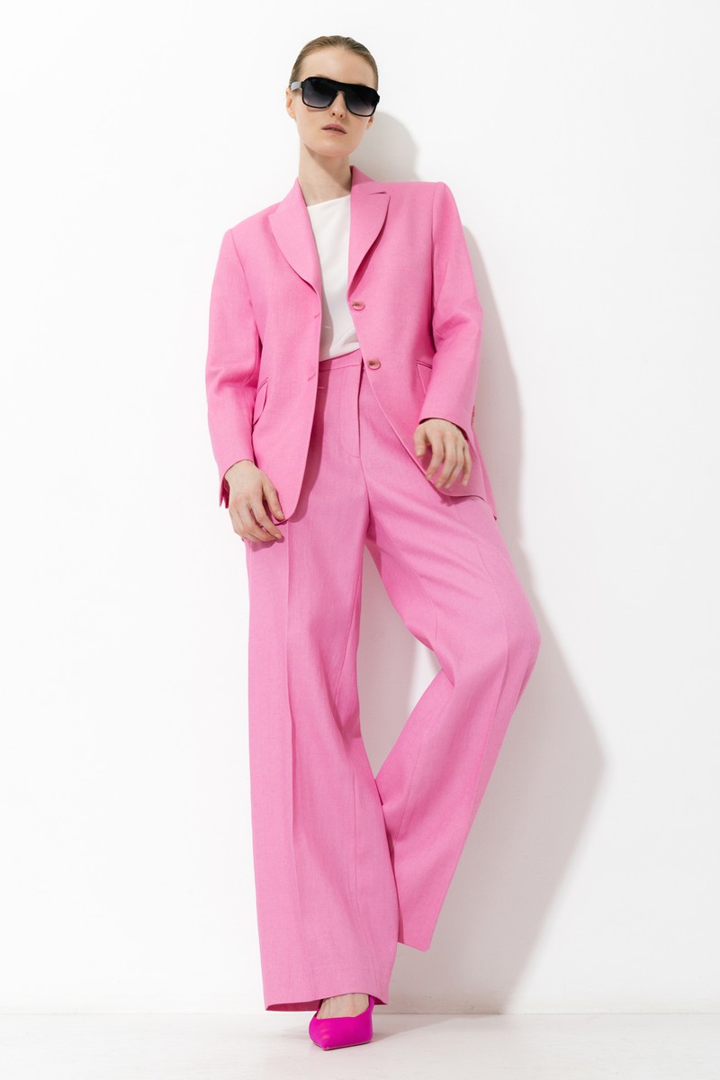 Жакет VASSA&Co, пол женский, цвет розовый, фото №4