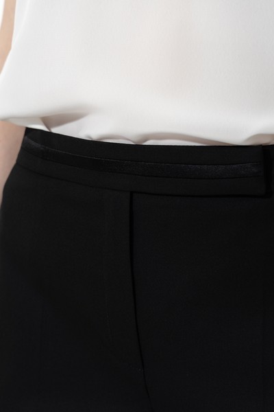 Брюки с поясом VASSA&Co, пол женский, цвет черный, фото №4