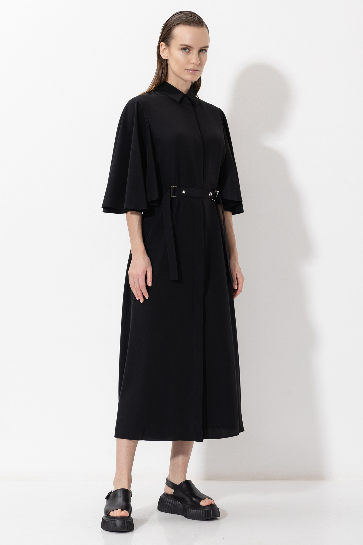 Dress VASSA&Co, пол female, цвет black