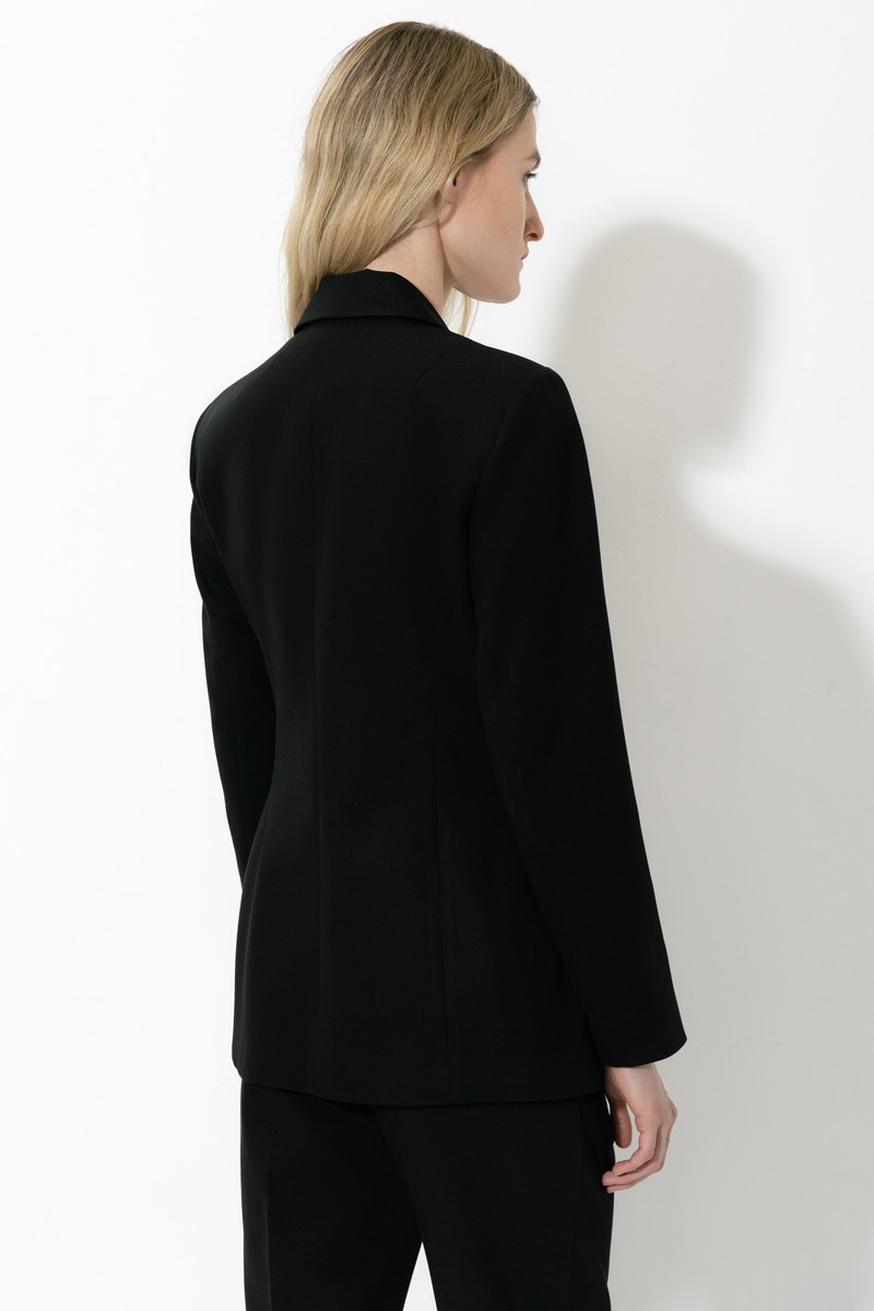 Жакет VASSA&Co, пол женский, цвет черный, фото №5