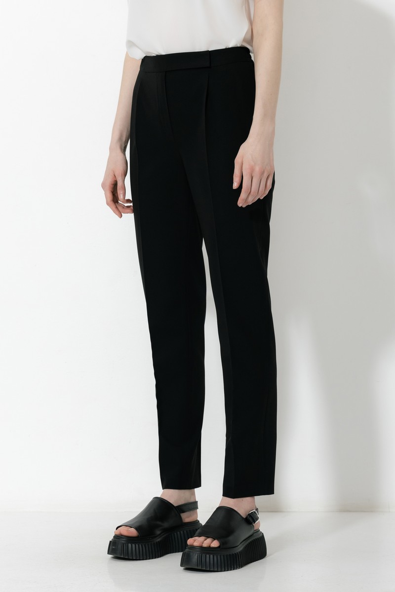 Брюки VASSA&Co, пол женский, цвет черный, фото №4
