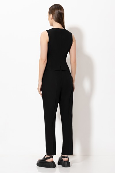 Жилет VASSA&Co, пол женский, цвет черный, фото №2