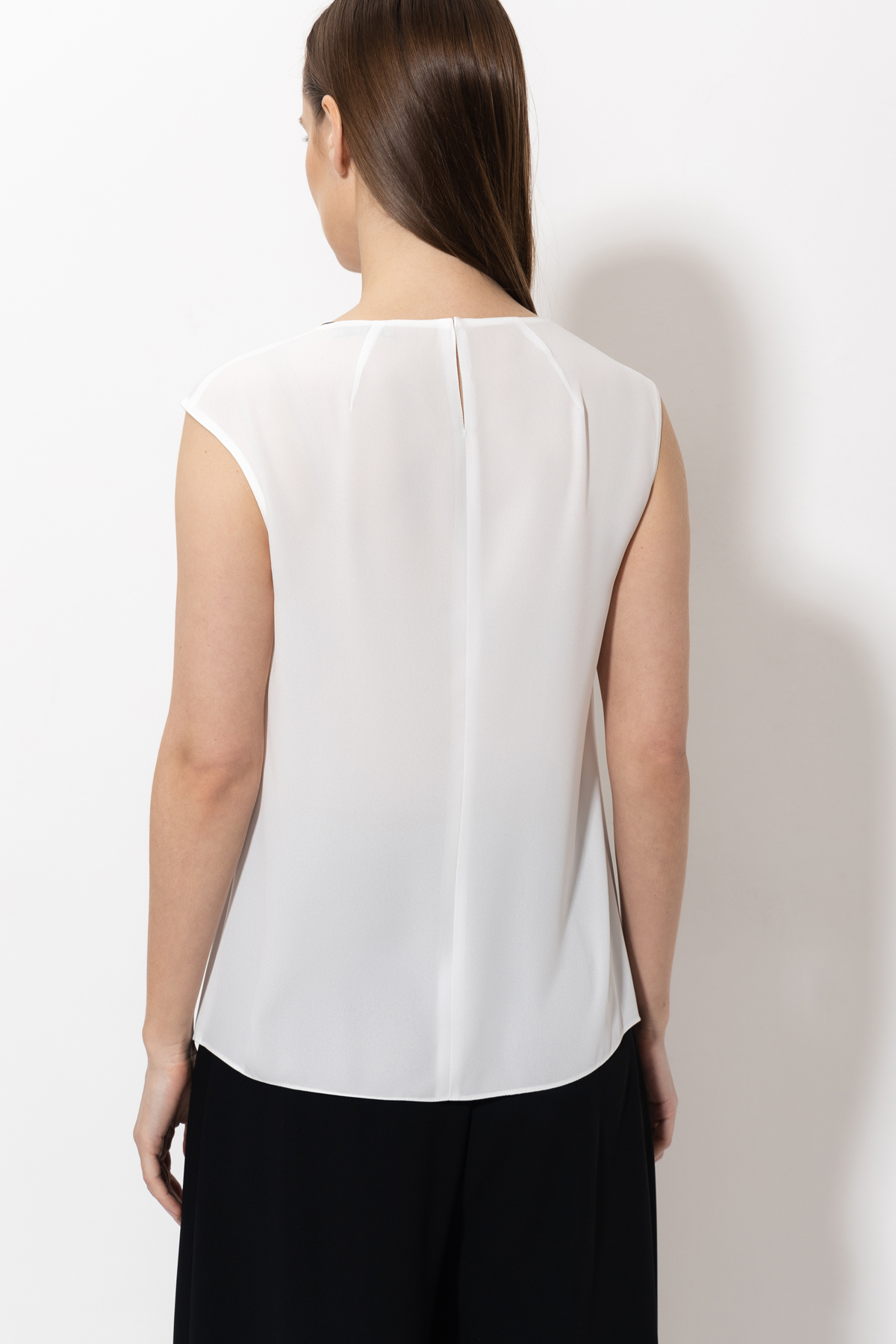 Блузка VASSA&Co, пол женский, цвет белый