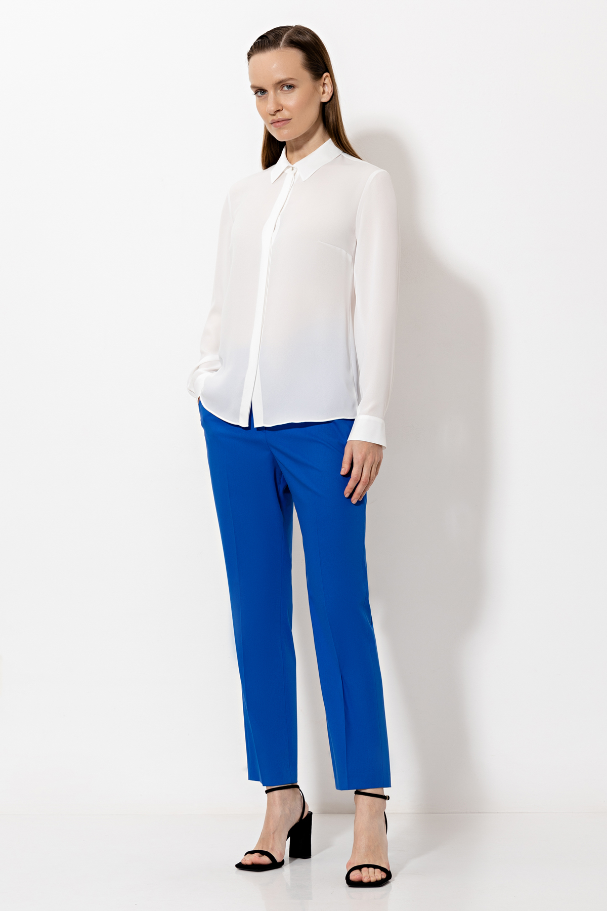 Блузка , пол женский, цвет белый