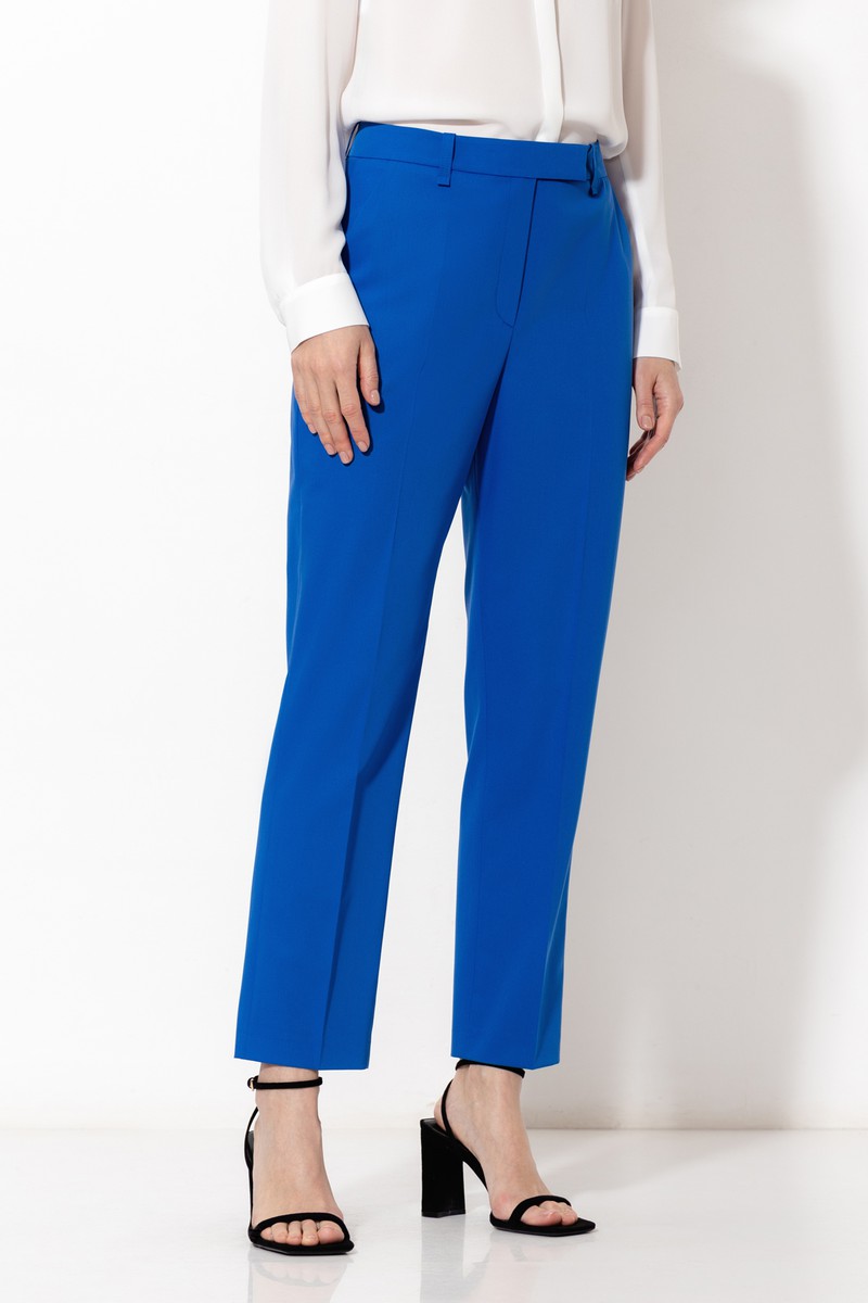 Брюки VASSA&Co, пол женский, цвет синий, фото №6