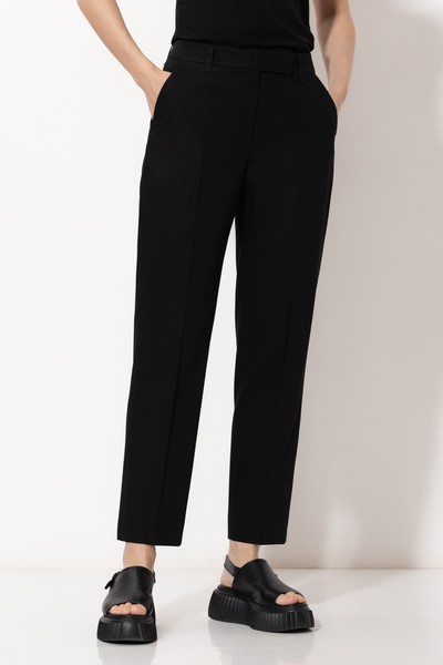 Брюки VASSA&Co, пол женский, цвет черный, фото №3