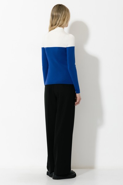 Джемпер VASSA&Co, пол женский, цвет синий, фото №3