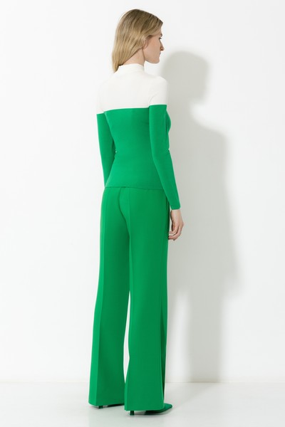 Джемпер VASSA&Co, пол женский, цвет зеленый, фото №5