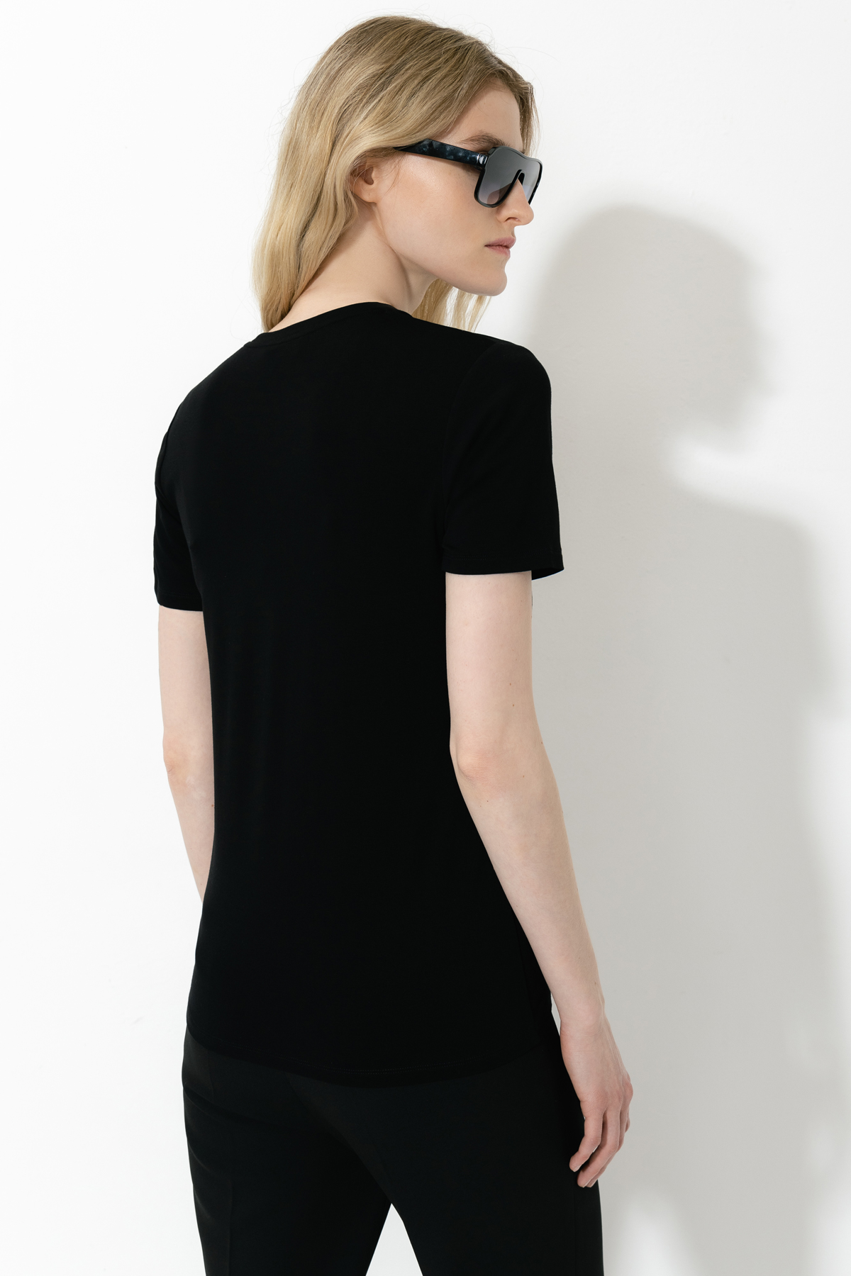 Футболка VASSA&Co, пол женский, цвет черный, фото №4