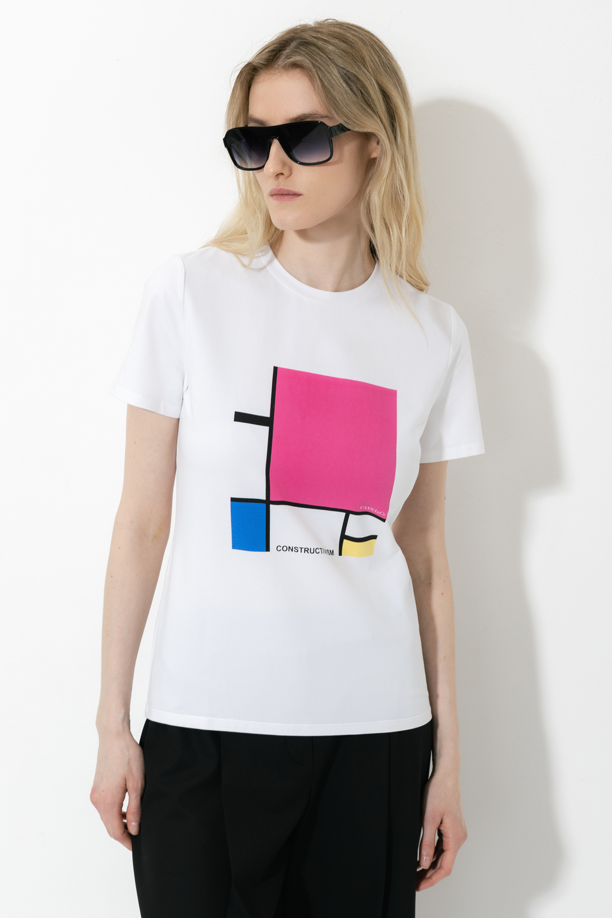 Футболка VASSA&Co, пол женский, цвет белый, фото №2