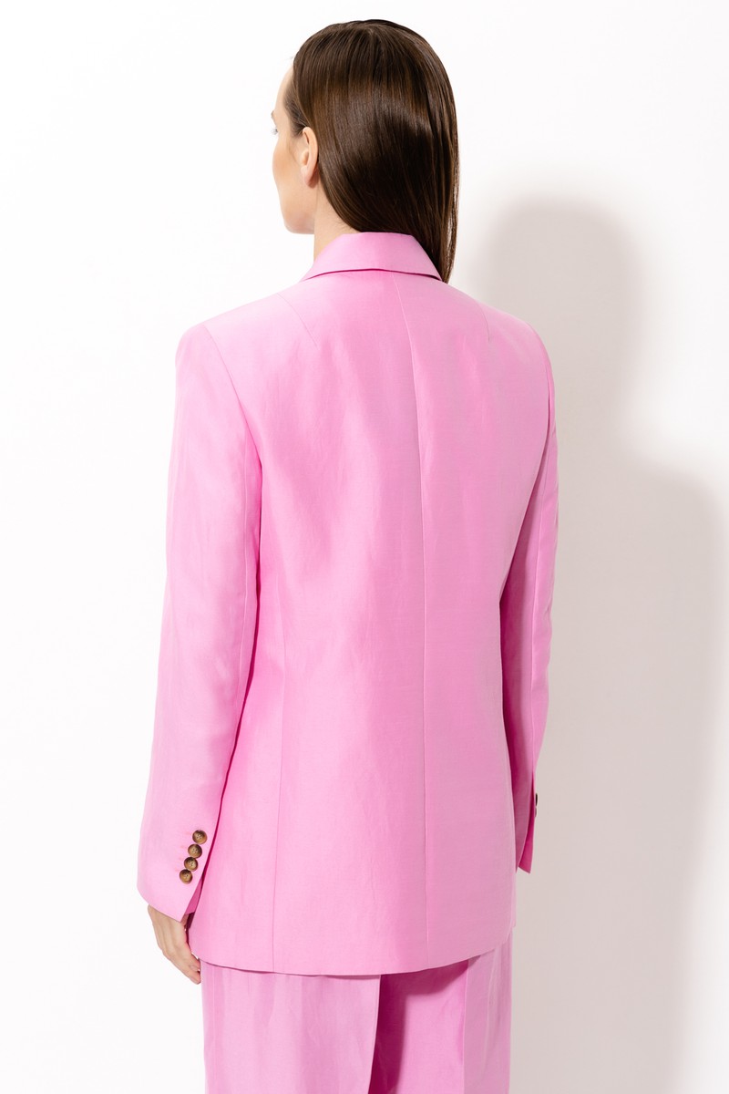 Жакет VASSA&Co, пол женский, цвет розовый, фото №4
