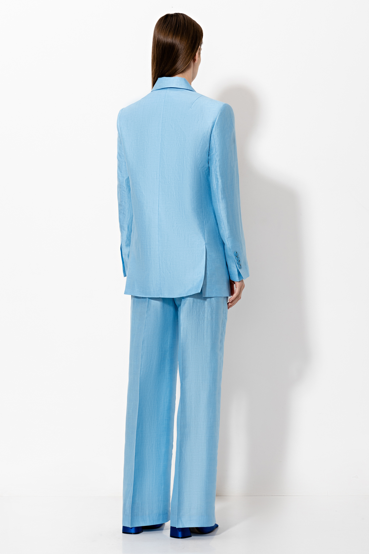 Жакет VASSA&Co, пол женский, цвет синий, фото №6