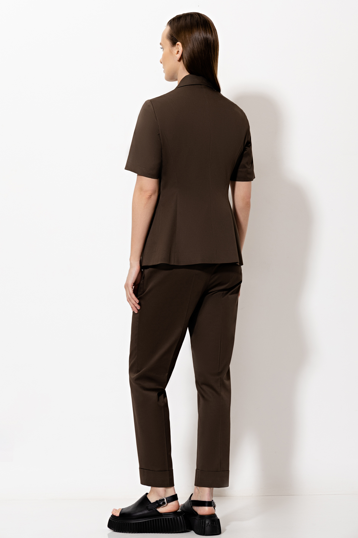 Жакет VASSA&Co, пол женский, цвет хаки, фото №3