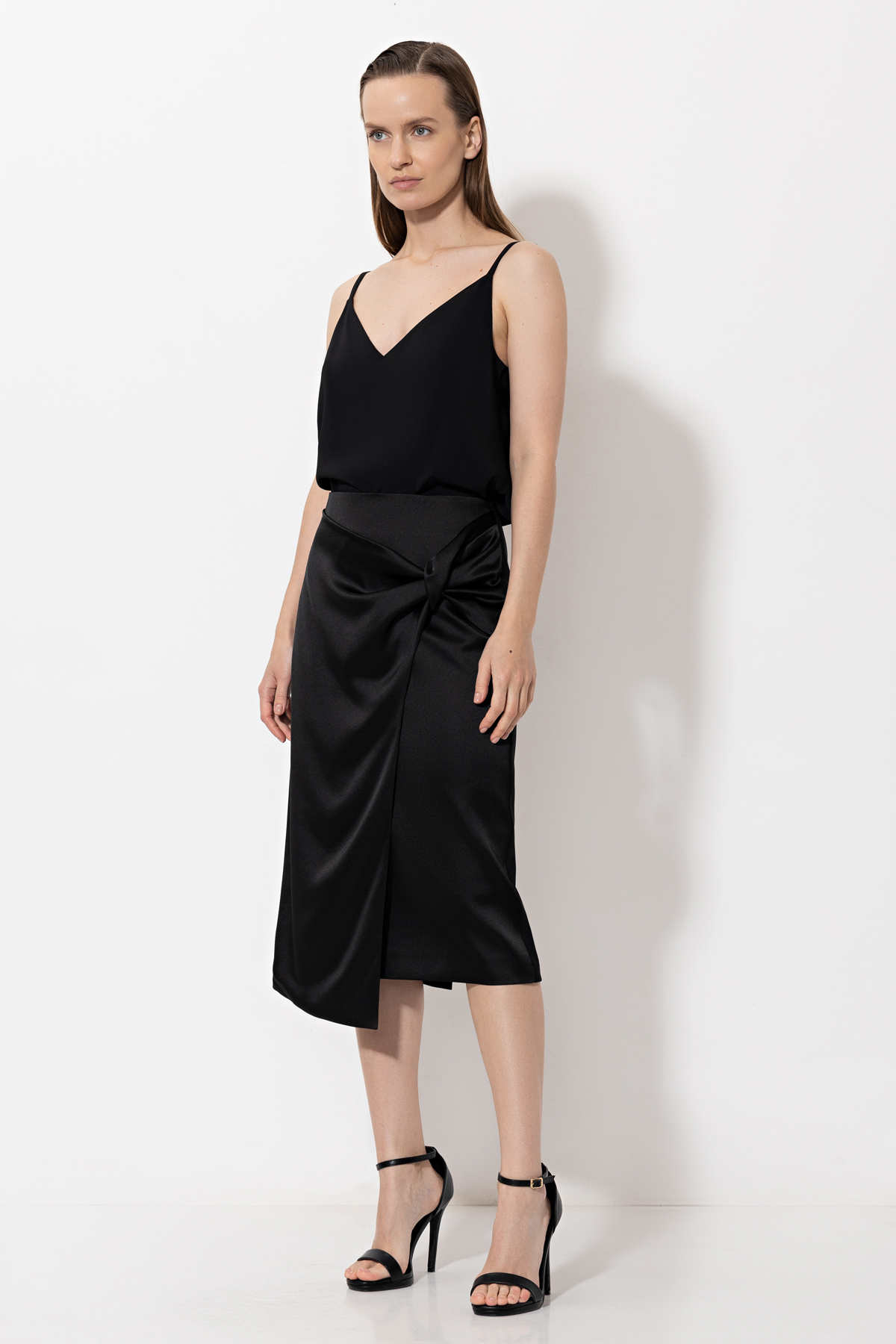 Юбка VASSA&Co, пол женский, цвет черный