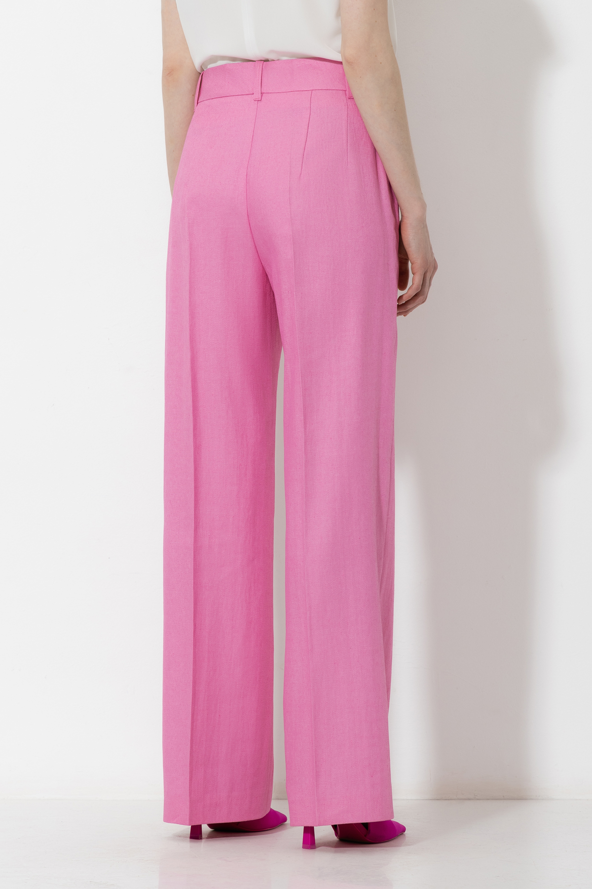 Брюки VASSA&Co, пол женский, цвет розовый