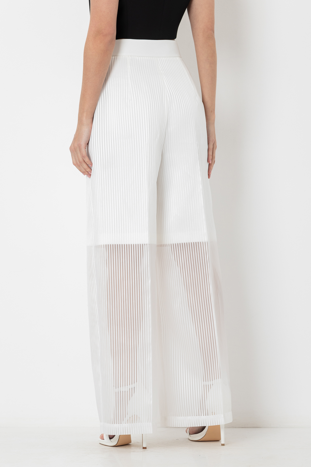 Брюки VASSA&Co, пол женский, цвет белый, фото №8