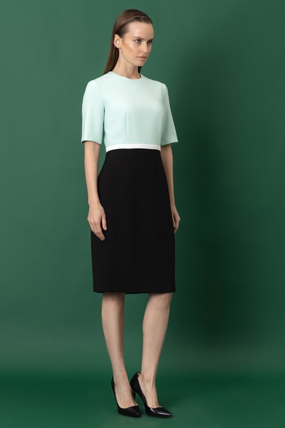 Платье VASSA&Co, пол женский, цвет голубой, фото №2