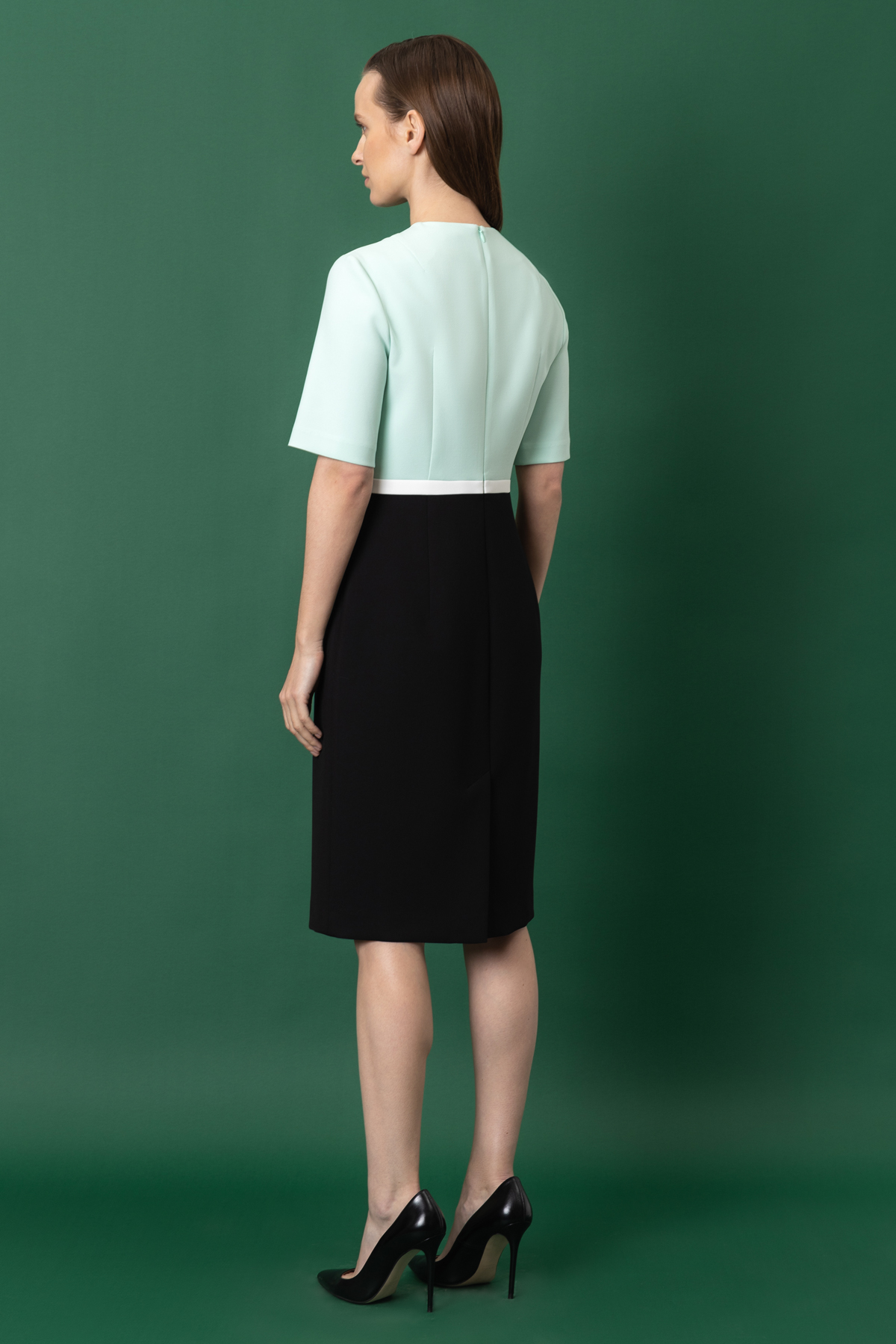 Платье VASSA&Co, пол женский, цвет голубой, фото №3