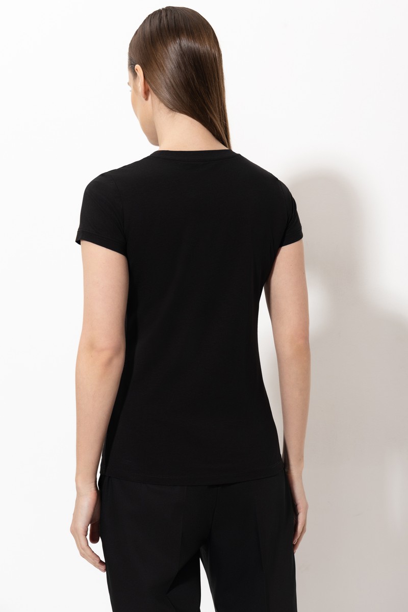 T-shirt female ФУТБОЛКА ЖЕНСКАЯ VASSA CODE Black 3