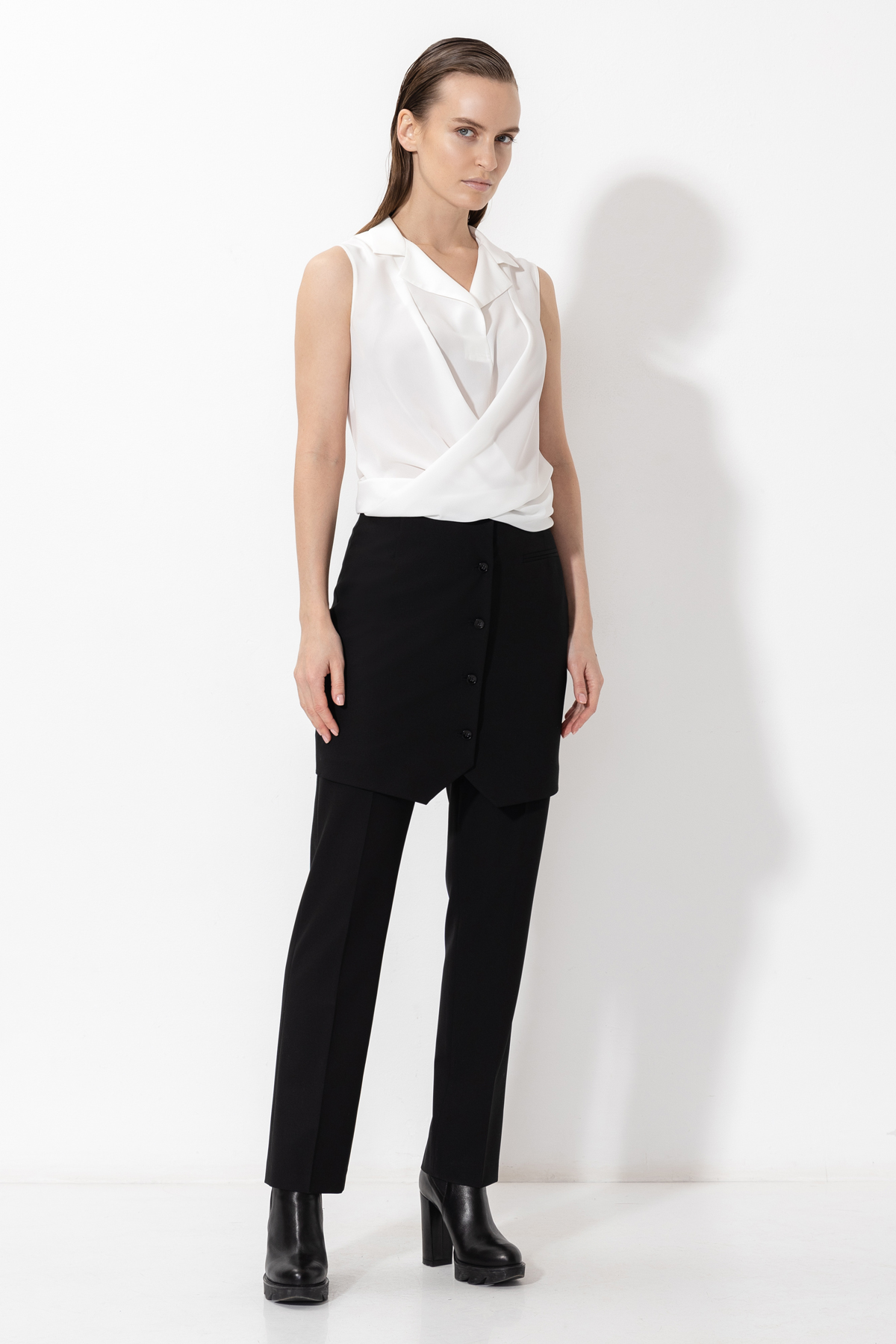 Блузка , пол женский, цвет белый, фото №3