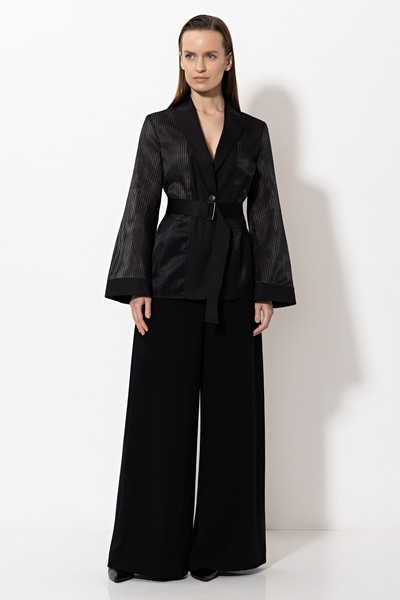 Жакет VASSA&Co, пол женский, цвет черный, фото №4