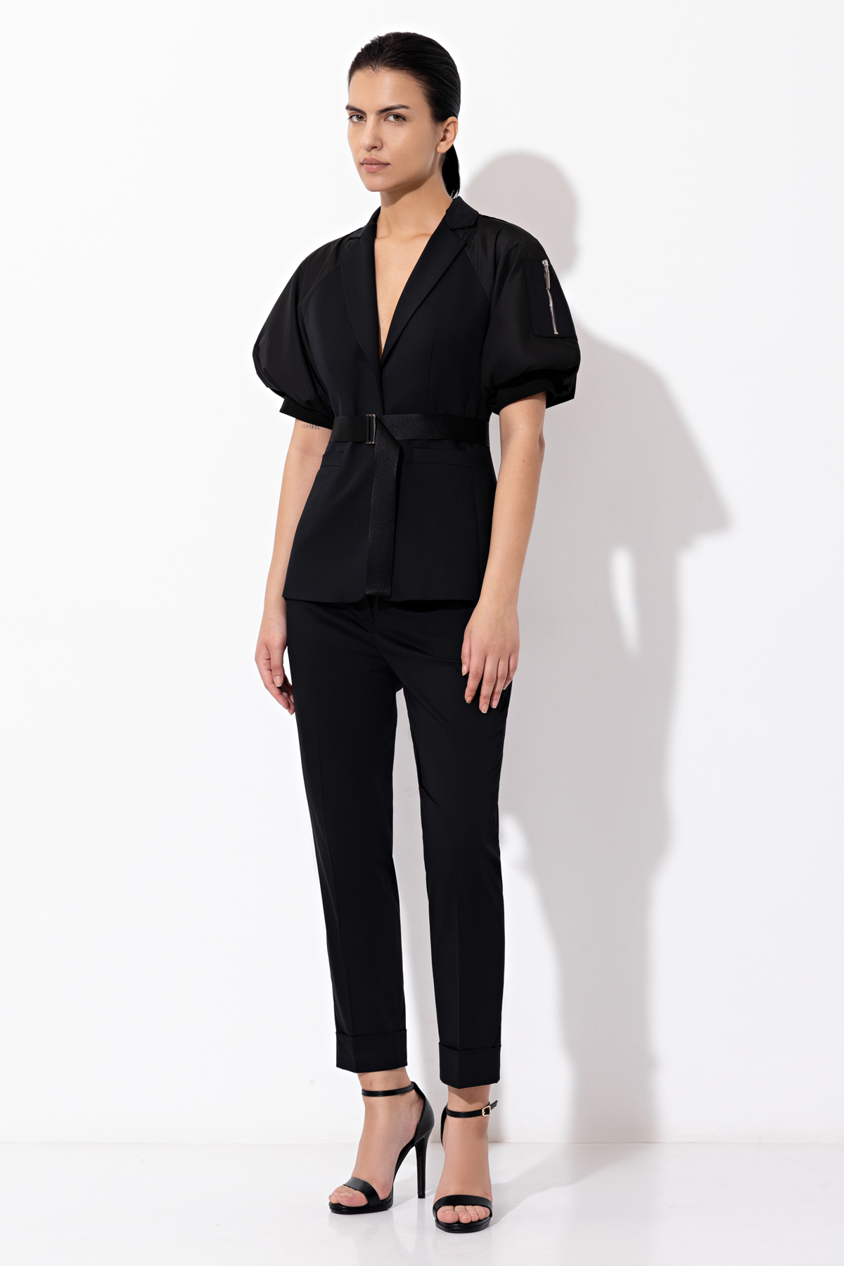 Jacket VASSA&Co, пол female, цвет Black