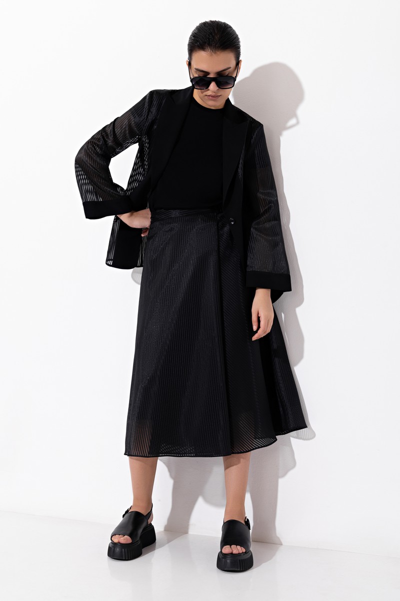 Жакет VASSA&Co, пол женский, цвет черный, фото №7