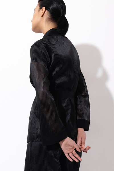 Жакет VASSA&Co, пол женский, цвет черный, фото №9