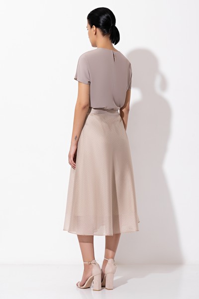 Юбка , пол женский, цвет бежевый, фото №3