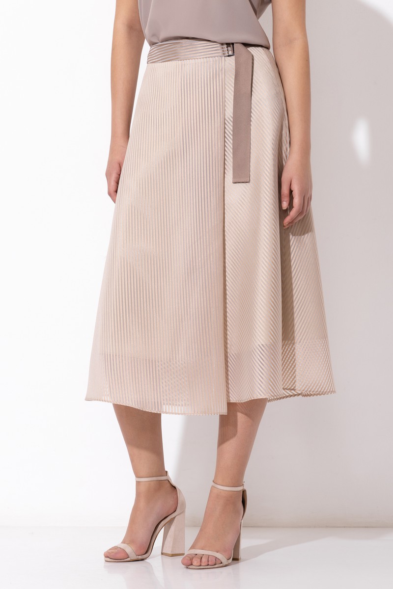 Юбка , пол женский, цвет бежевый, фото №4