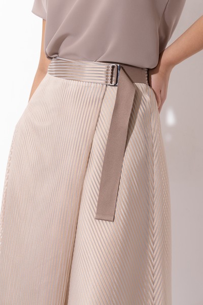 Юбка , пол женский, цвет бежевый, фото №5